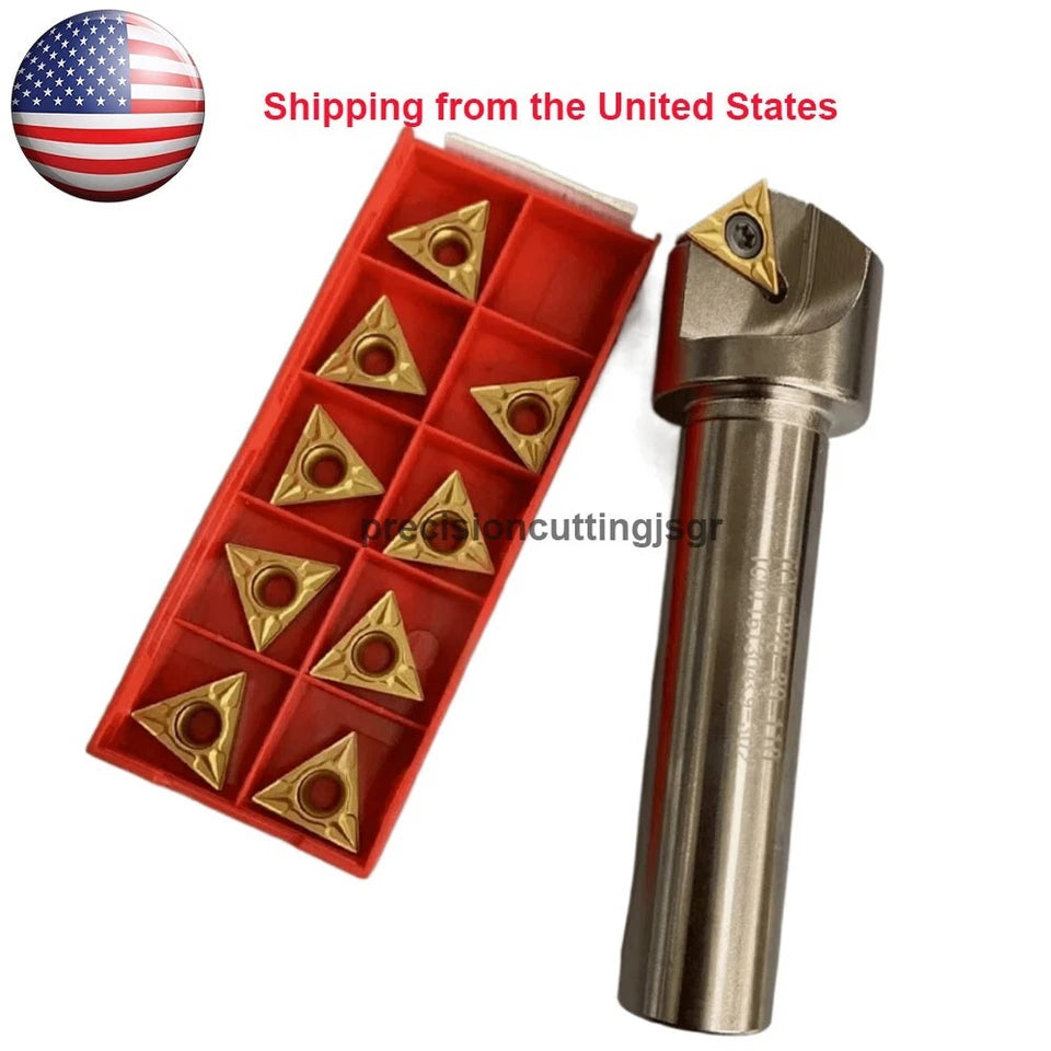 45° 20mm Handle (9-30mm) Indexable Chamfering Arbor + Tcmt Carbide