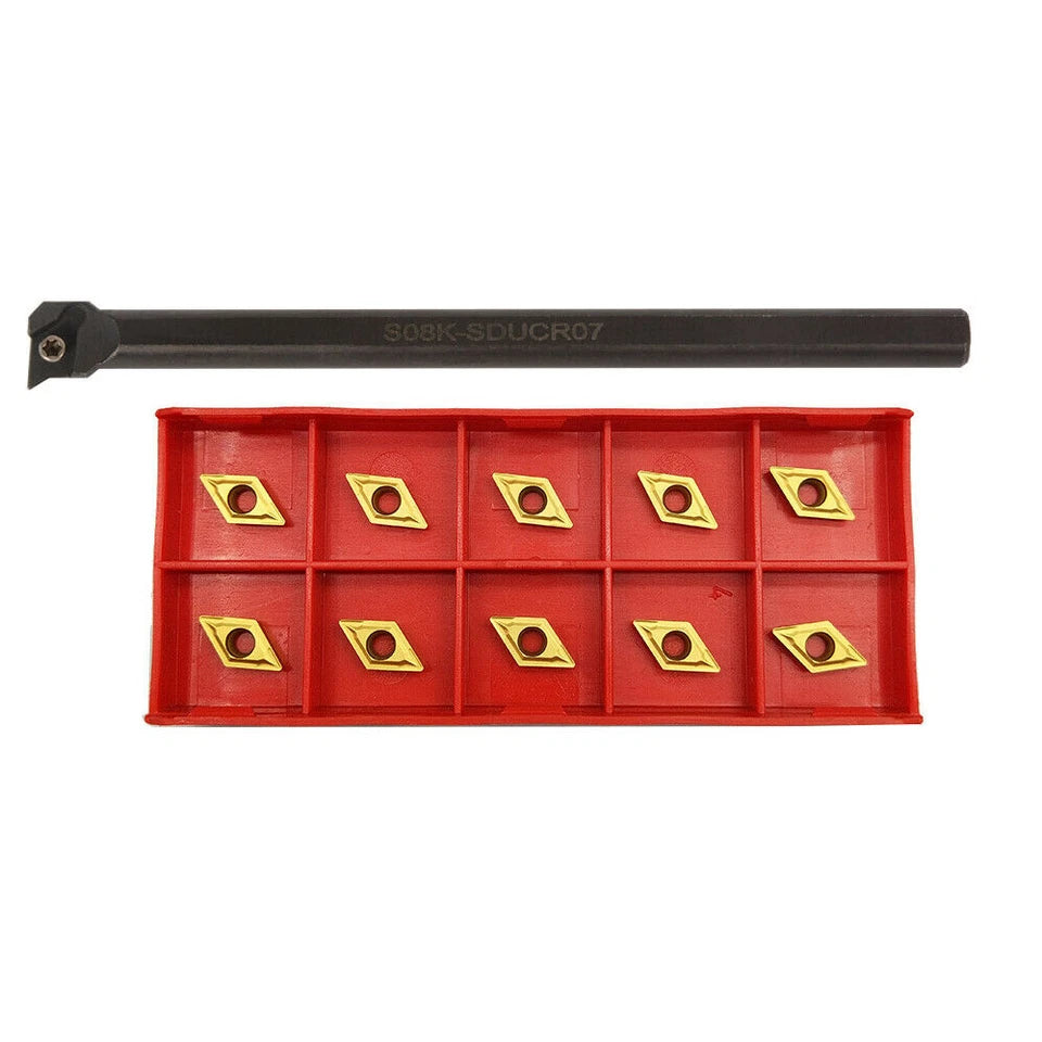 S08k Sducr07（8x125m<wbr/>m） Lathe External Turning Tool Holder +