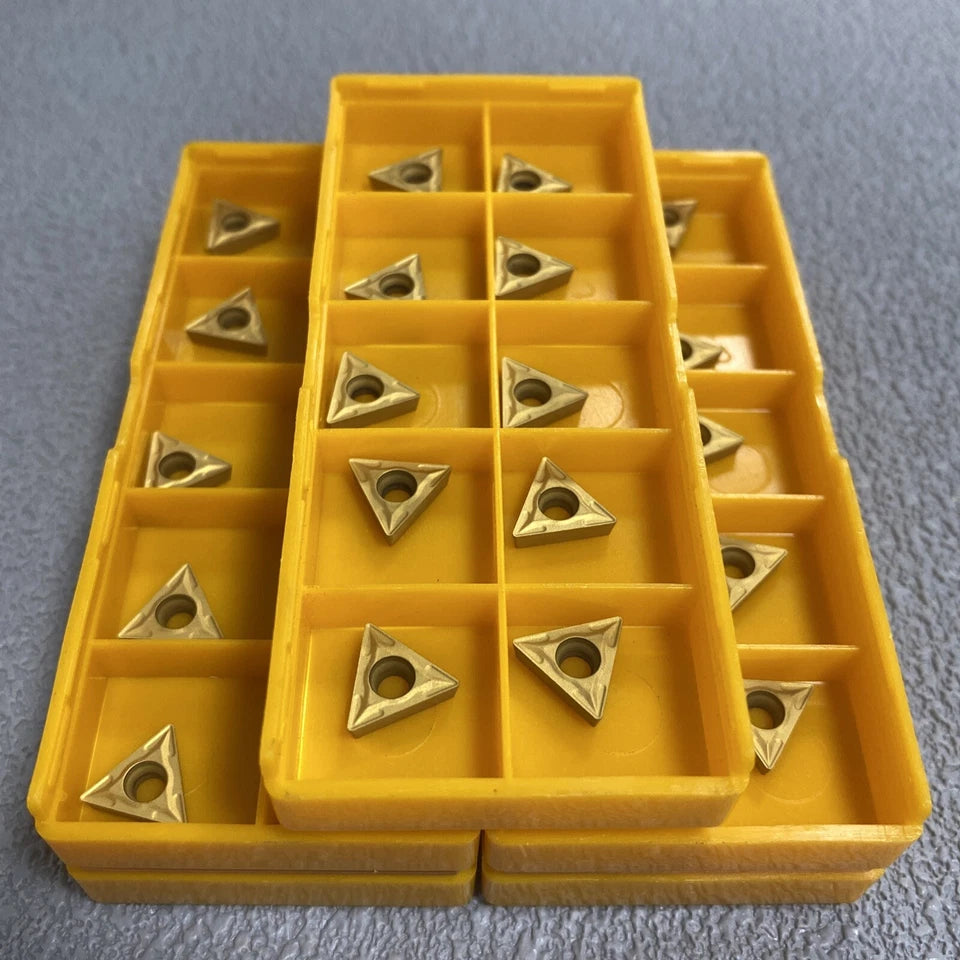 5box Tcmt110204 Tcmt21.51 735 Carbide Inserts Tin Coating Turning Tool