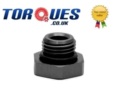 AN -12 (AN12 AN 12) Hex Head Port Plug with Oring Black