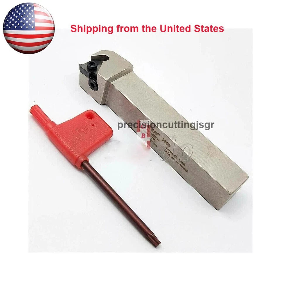 5/8" 15.875mm Shank Ser H16 Threading Tool Holder For 16er 3/8 Inserts