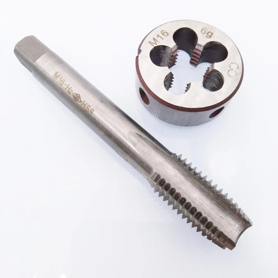 Us Stock Hss M16 X 2mm Tap & M16 X 2.0mm Die Metric Thread Right Hand