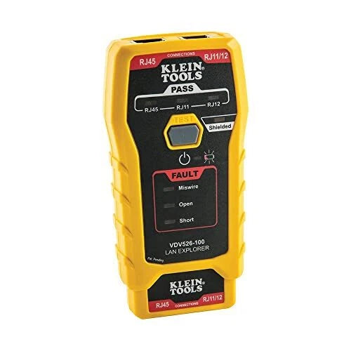 Klein Vdv526-100 Network Lan Cable Tester, Vdv Tester, Lan Explorer