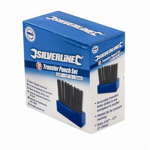 Silverline 250575 Hole Transfer Punch Set | Built Supply Co