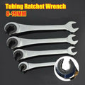 Tubing Ratchet Wrench Flare Nut Metric Wrench Open Spanners Car