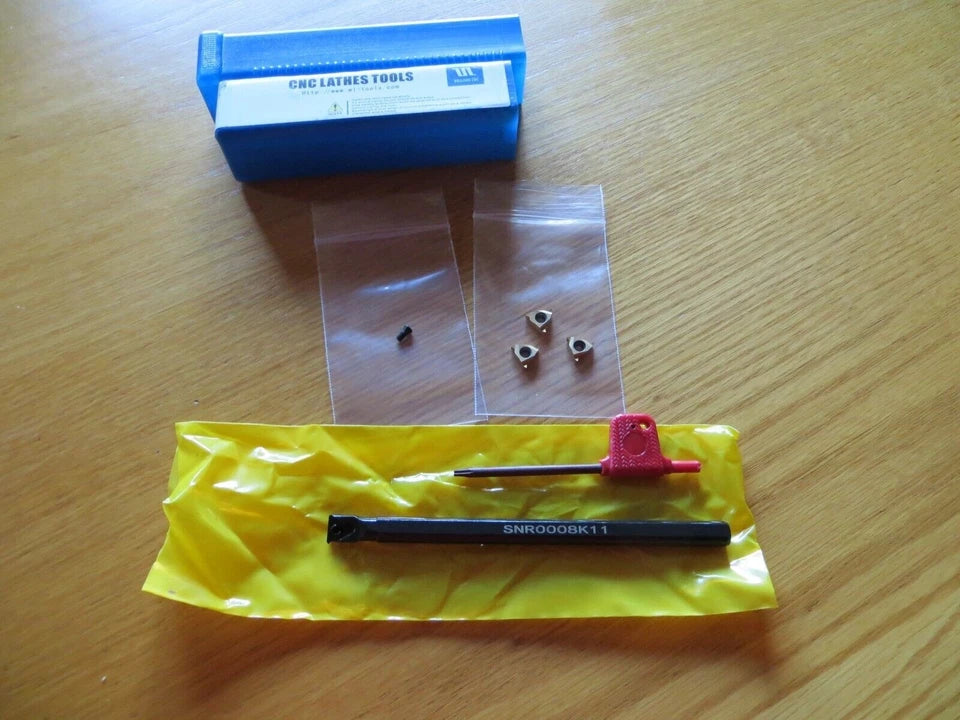 Small Internal Threading Tool, Boring Tool, With 3 Carbide 11 Ir A 60