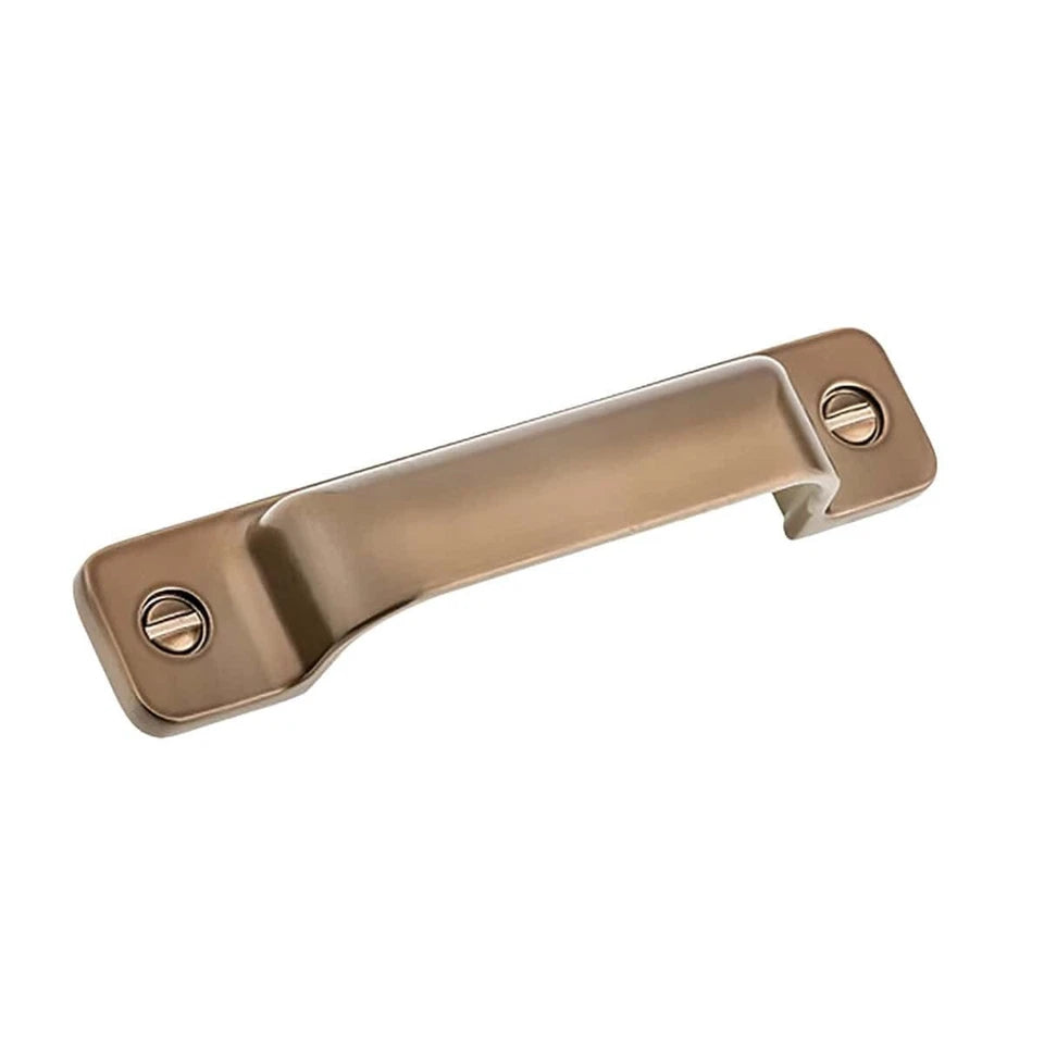 Mission Square 3-3/4" (96mm) Center To Center Champagne Bronze Handle