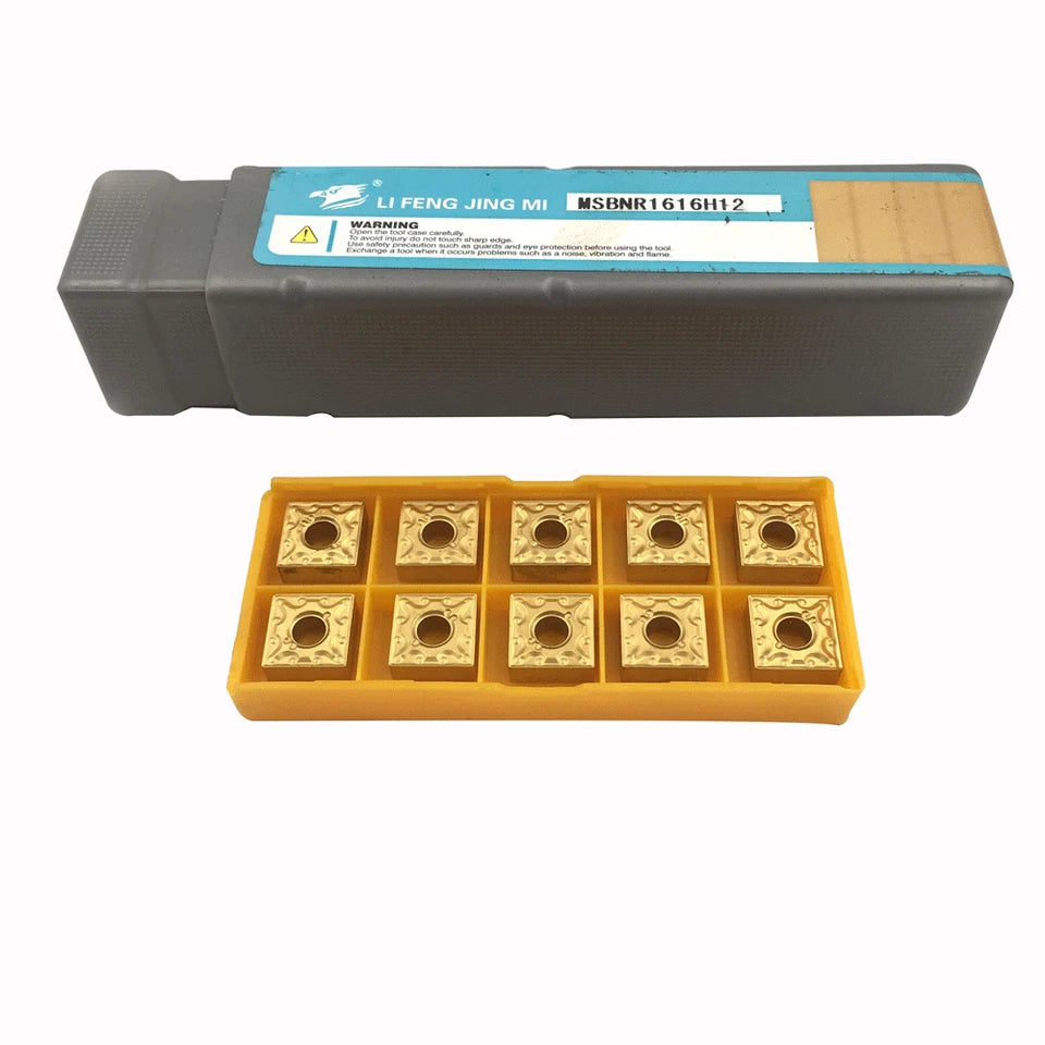 Msbnr1616h12 External Turning Tool Holder + Snmg120404-ma Carbide