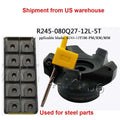 End Mill Cutter Face Milling Cutter + R245-12t3m 1130 Insert