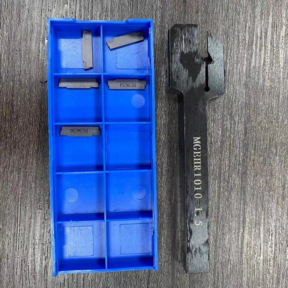 Insert+ Mgehr1010-1.5 Lathe Cut-off Grooving Parting Tool Holder