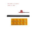 1/4" Shank 5" Long Lathe Indexable Boring Bar S04-sclcr02 + Ccmt21.51