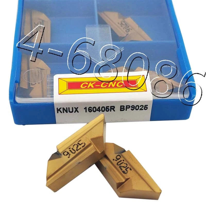 Knux 160405r Bp9025 Carbide Insert Cnc Knux Milling Cutter Insert