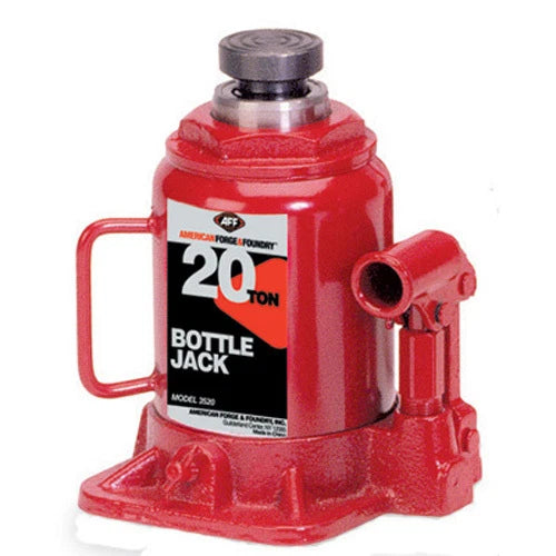 American Forge & Foundry 3520 20 Ton Bottle Jack 9-5/8 To 18-1/4"