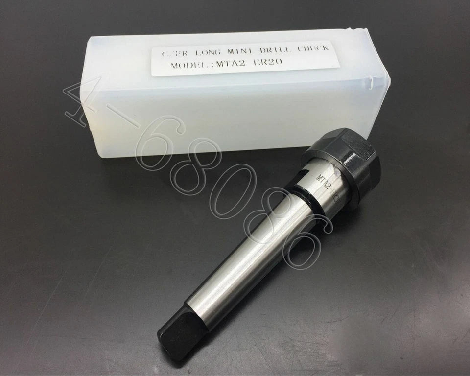 Mta2 Er20 Taper Shank Flat Tail Milling Collet Chuck Mt2 Holder For
