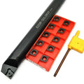 Lathe Turning Tool Holder + Ccmt09t304-pm 4225 Carbide Inserts