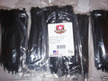 500 Black 7" Nylon Wire Cable Zip Ties Made In Usa