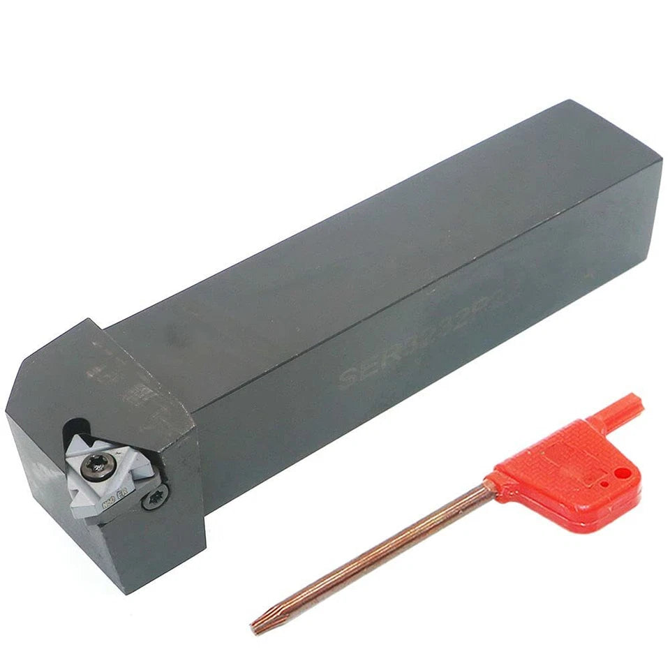 1× Ser 3232p22 32×170mm Cnc External Threading Turning Tool + Mmt22er