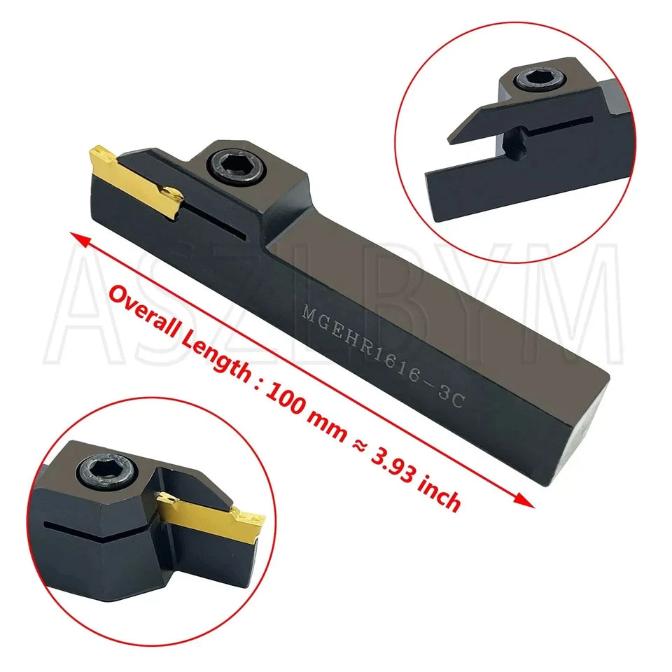 Lathe Grooving Tool Holder Grooving Cut-off Tool Holder Mgehr1616-3