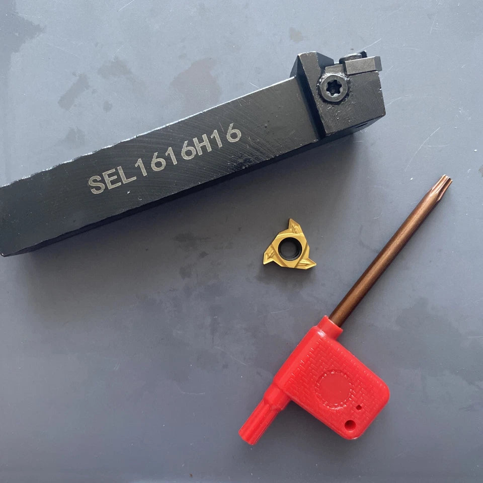Sel1616h16 Cnc Lathe Carbide Indexable Threading Turning Tool + 16ir
