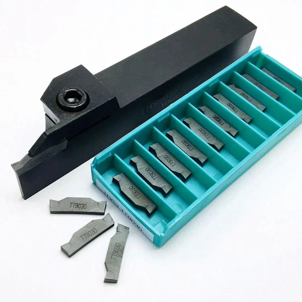 Lathe Grooving Turning Tool Holder+ Tdc3 Carbide Insert