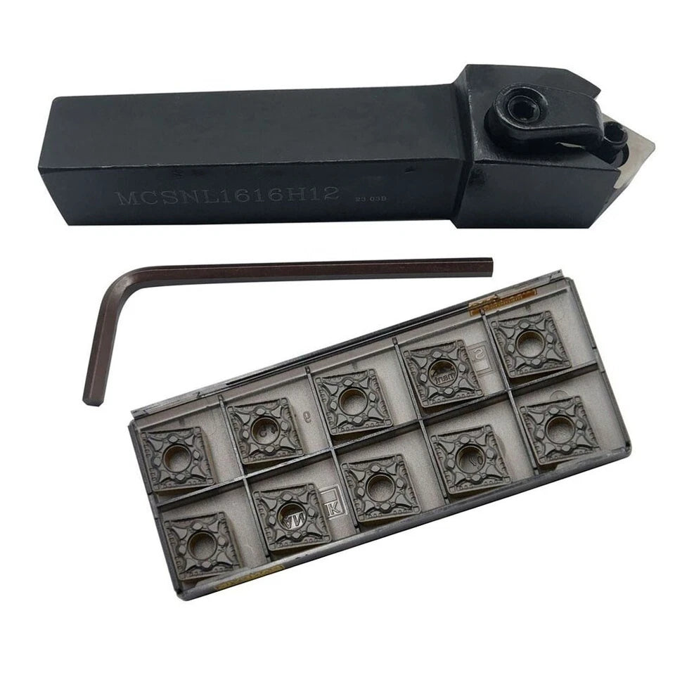 Mcsnl1616h12 16mm Lathe Carbide Turning Tool Holder + Cnmg120408-pm