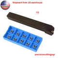 1/2" Shank Left Sclcl Turning Holder + Insert Working Non-ferrous