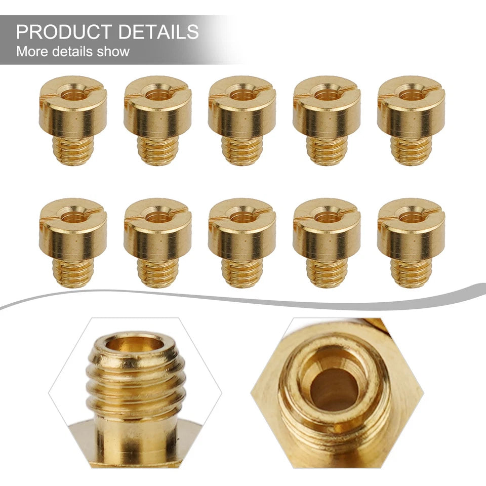 Main Jets Carb Thread M5x0.75mm Accessories Parts For Mikuni