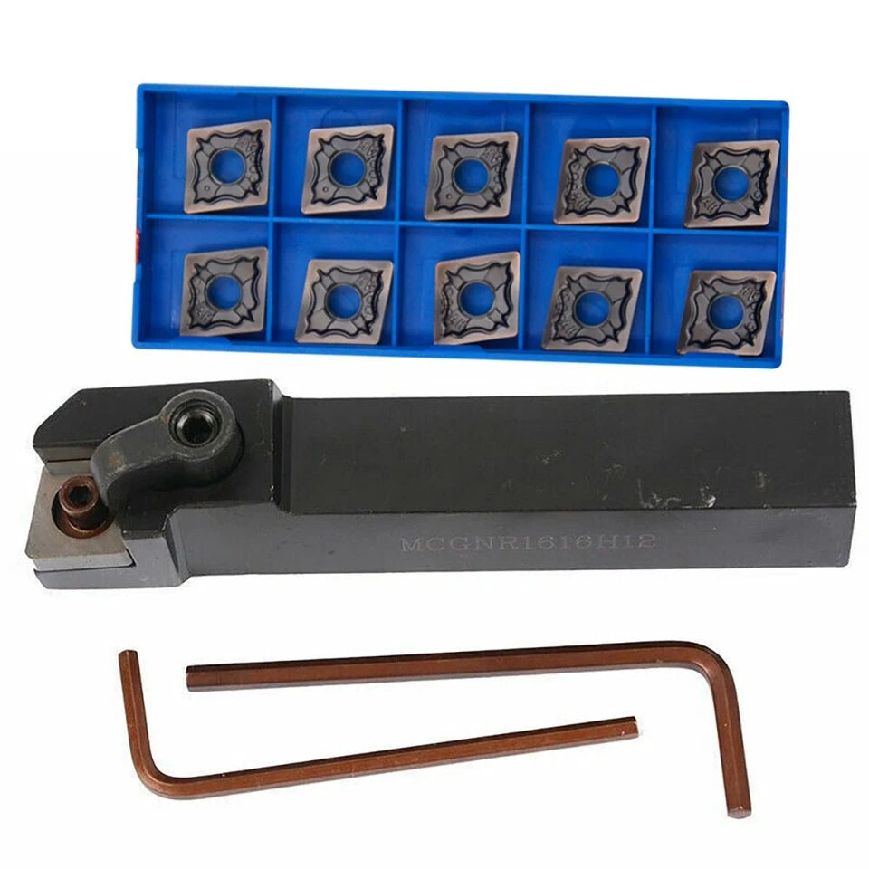 16mm Mcgnr1616h12 Lathe Carbide Turning Tool Holder + Cnmg120408-ha