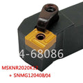 Msknr2020k12 Lathe Turning Tool Holder + Snmg120408 Snmg432 Carbide