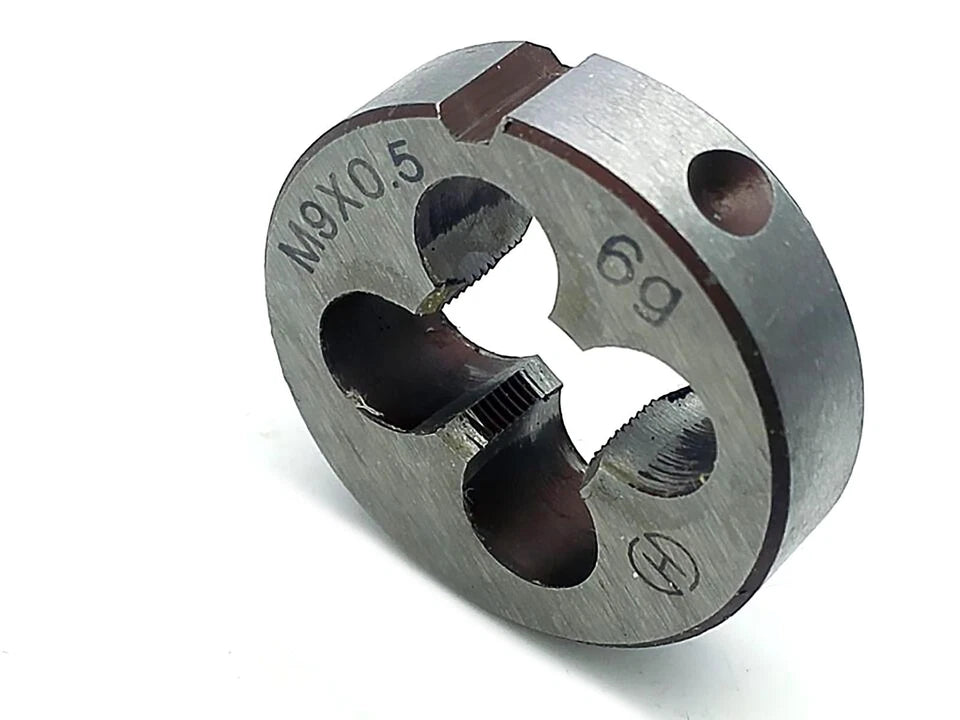 Us Stock Hss 9mm X 0.5 Metric Die Right Hand Thread M9 X 0.5mm Pitch