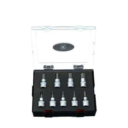 Force K3096 3/8" Drive Imperial Sae Hex Allen Socket Bits Set