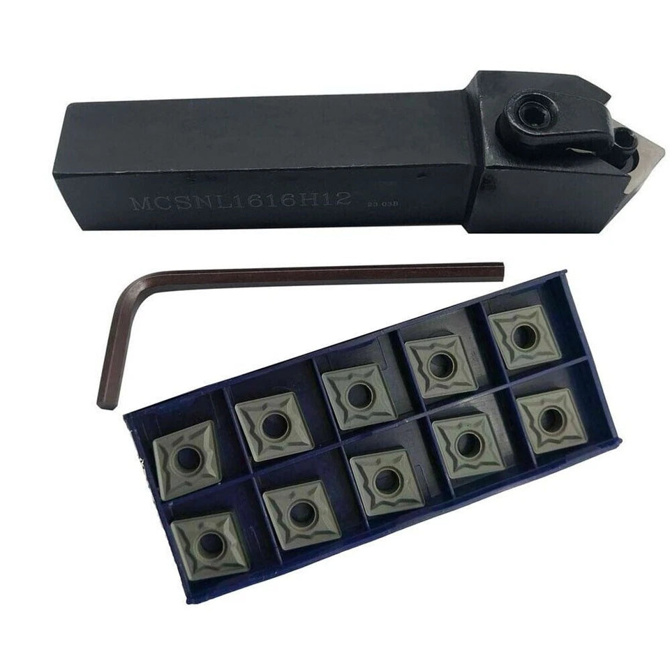 Mcsnl1616h12 Cnc Lathe Carbide Turning Tool Holder + Cnmg120408 Nn