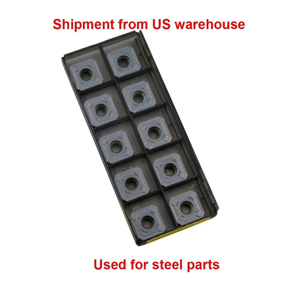 New R245-12t3m-pm 1130 Carbide Milling Inserts (Box Of 10) ！