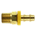 1/4" Brass Push On Lock Hose Barb X 1/4" Male Pipe 07201-0404 Fl188