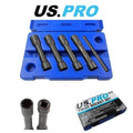 Us Pro 1/2" Dr Impact Twist Socket Set Damaged Nuts Bolts & Studs