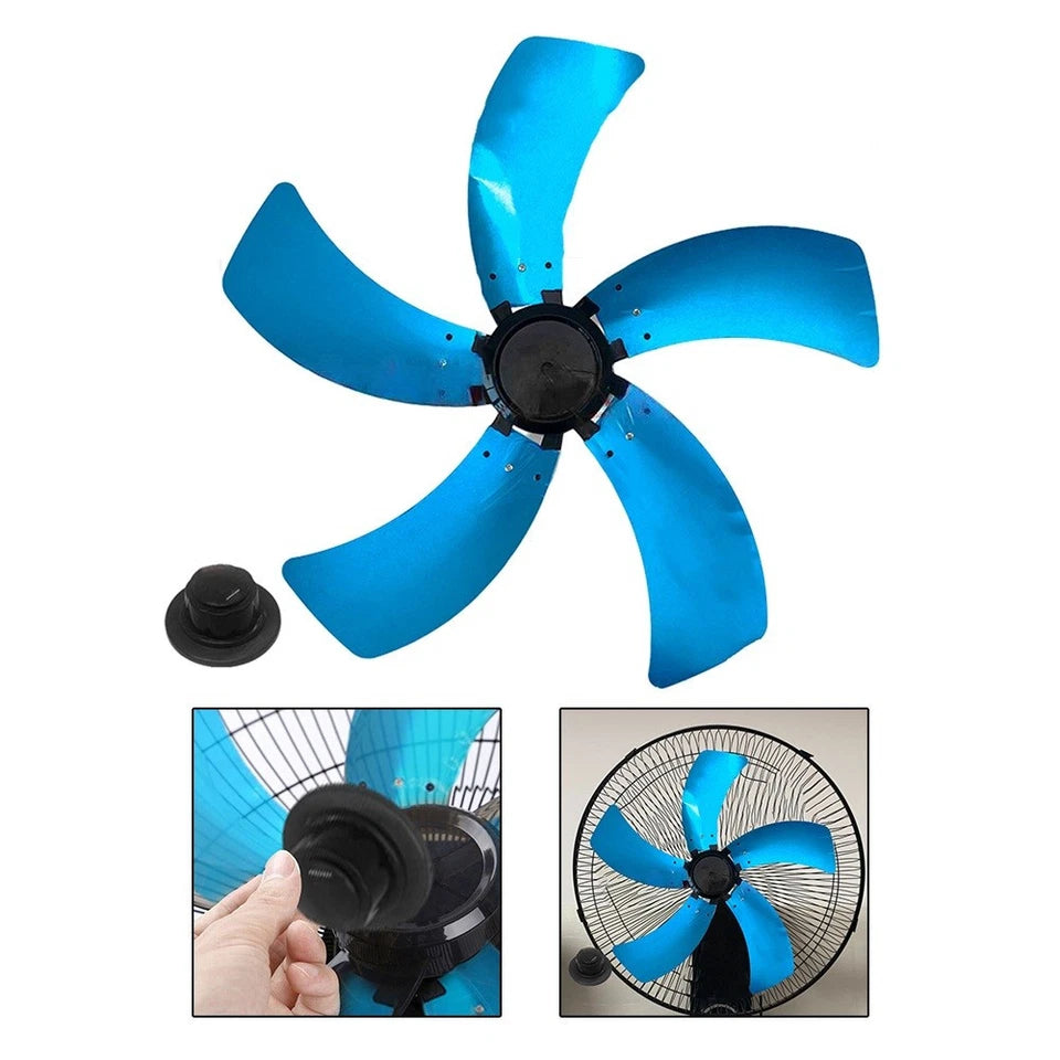 Silent Operation Aluminum 5 Blade Electric Fan Blade For Household