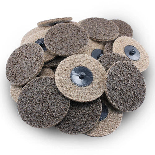 200 Pack - 3" Roloc Surface Conditioning Discs Coarse Tan Quick