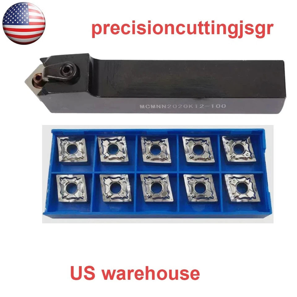 40° 20mm External Chamfering Knife Holder + Aluminum Turning Blades