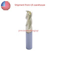 5/16" 3 Flute 37° Helix Carbide End Mill For Aluminum - Square End -