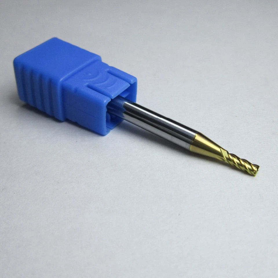 2.0mm Hrc55 4 Flute Tungsten Carbide End Mill Milling Cutter Cnc Tool