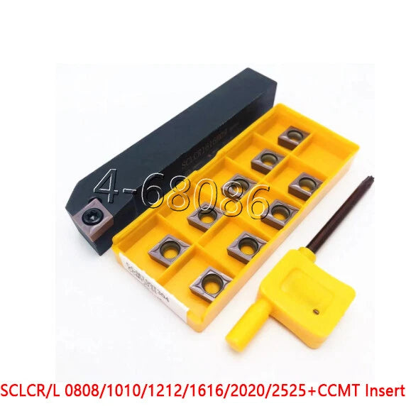 Sclcr2020k09 Lathe External Turn Tool Holder + Ccmt09t304 Index