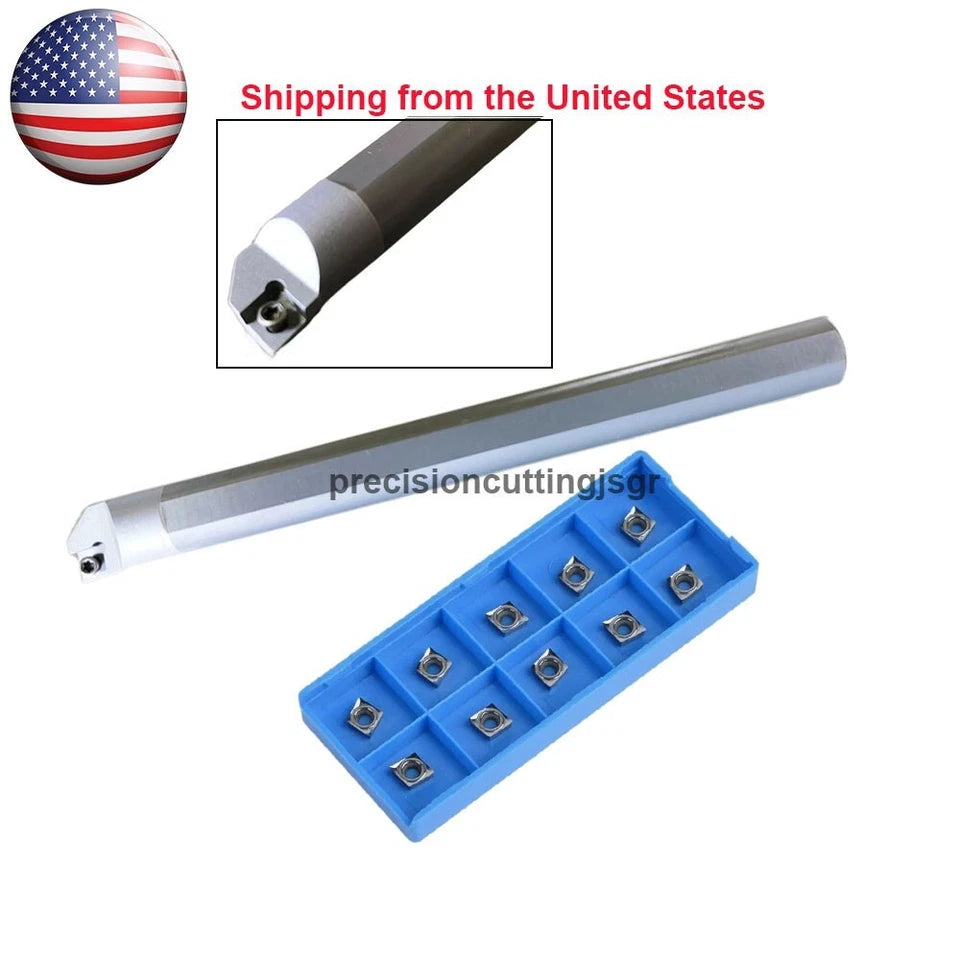Solid Carbide Boring Bar 1/2" X 5.50" C08-sclcr2 + 10px Ccgt 21.51