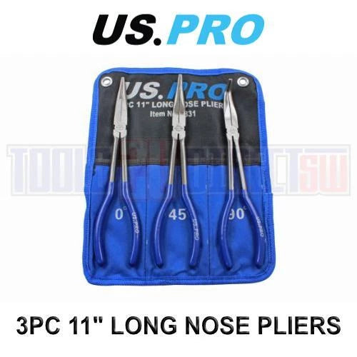 Us Pro 11" Long Nose Pliers Set 1831