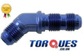 AN -12 (AN12 JIC-12)  45 DEGREE Forged Bulkhead Fitting