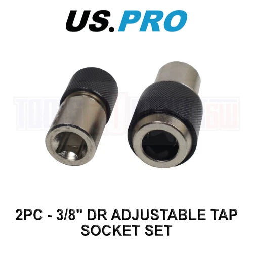 Us Pro Adjustable Thread Tap Socket Set For Accurate Tapping And