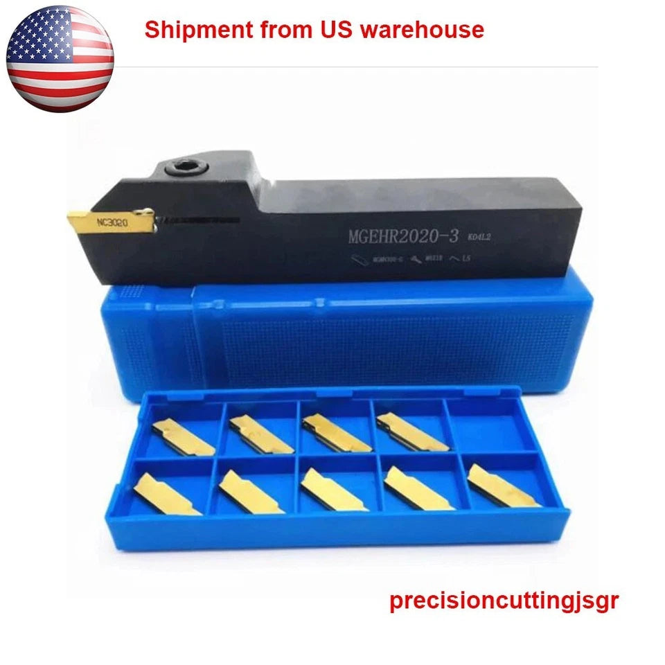 Grooving Cutter Holder + Mgmn300-m Carbide Grooving Inserts