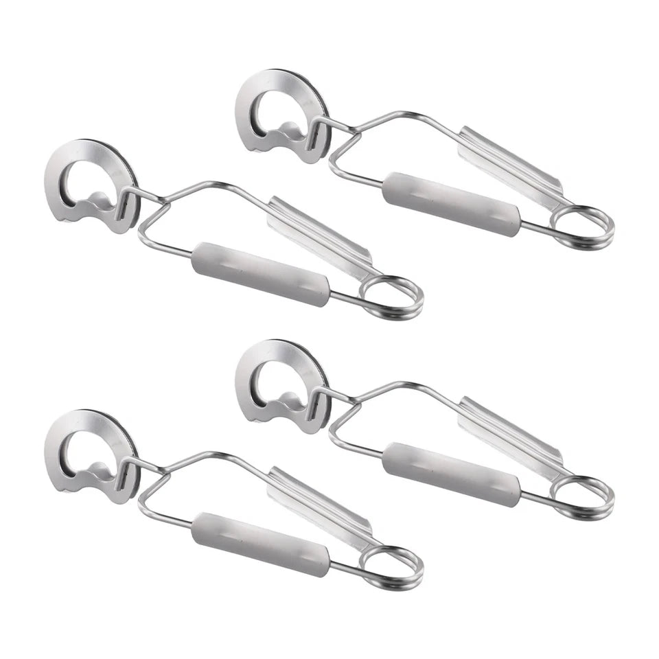 Escargot Snail Tongs Set Of 4 Stainless Steel Kitchen Tools