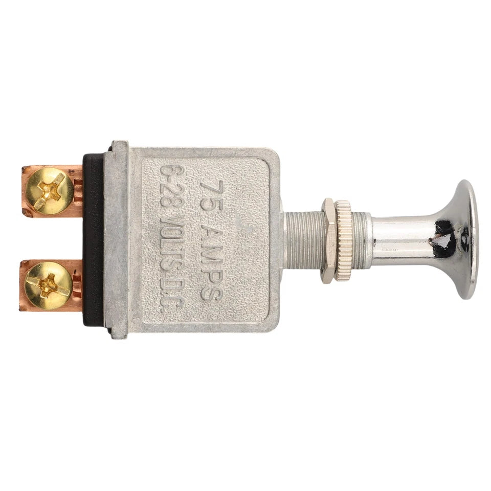 75a Push For Pull Switch 6-28V Dc 12 Volt 75a Spst For 2 Position