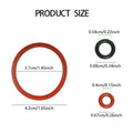 High Temperature Resistant Silicone O Rings For Cdefsxenagiga Machines