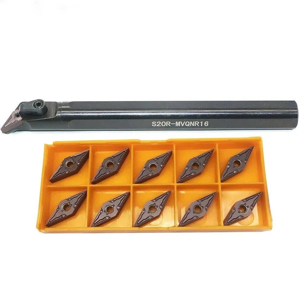 Internal Lathe Turn Tool Holder Boring Bar +10 Vnmg160404-ma Insert